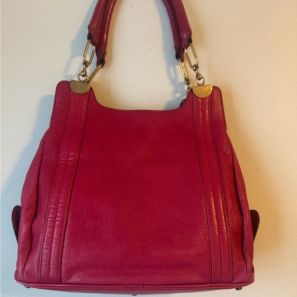 Chloe Irene Tote Pink Leather Vintage Y2K with COA - Picture 7 of 16